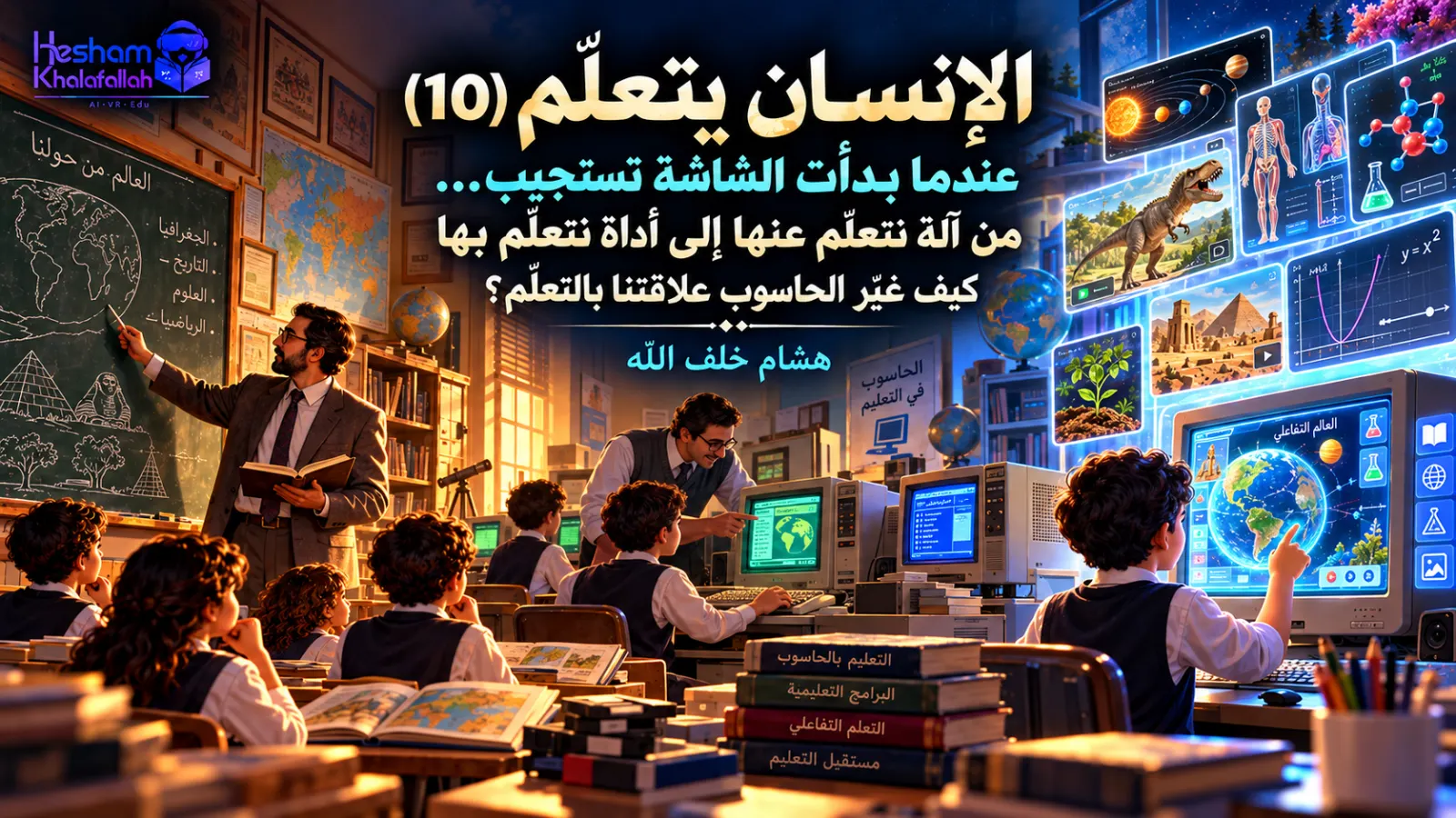 تطور الحاسوب من آلة للحساب إلى أداة تعليم تفاعلية تغيّر دور المتعلم داخل الفصل – هشام خلف الله