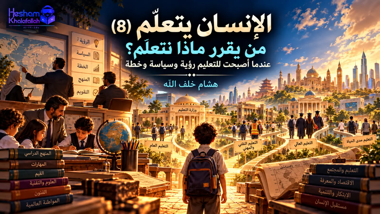 رؤية وسياسات التعليم وتخطيط المستقبل ومسارات التعلّم المختلفة حول المتعلم – هشام خلف الله