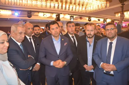 في الملتقى الدولي للذكاء الاصطناعي مع وزير الشباب والرياضة
